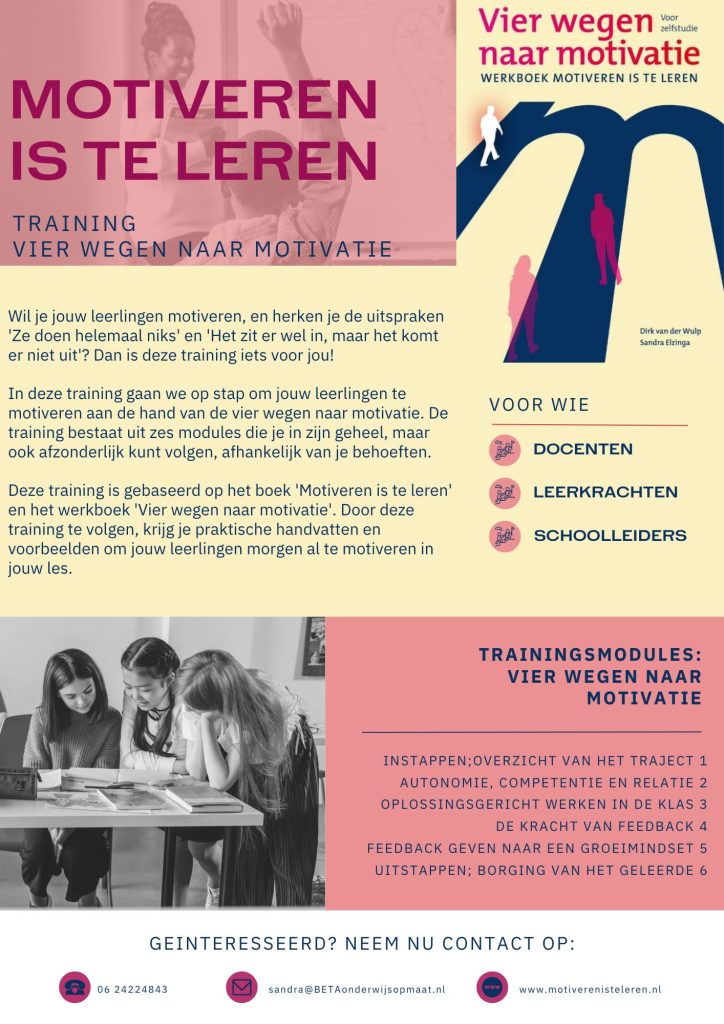 Motiveren Is Te Leren – Motiveer Je Leerlingen En Daarmee Jezelf